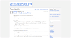 Desktop Screenshot of leonapel.com